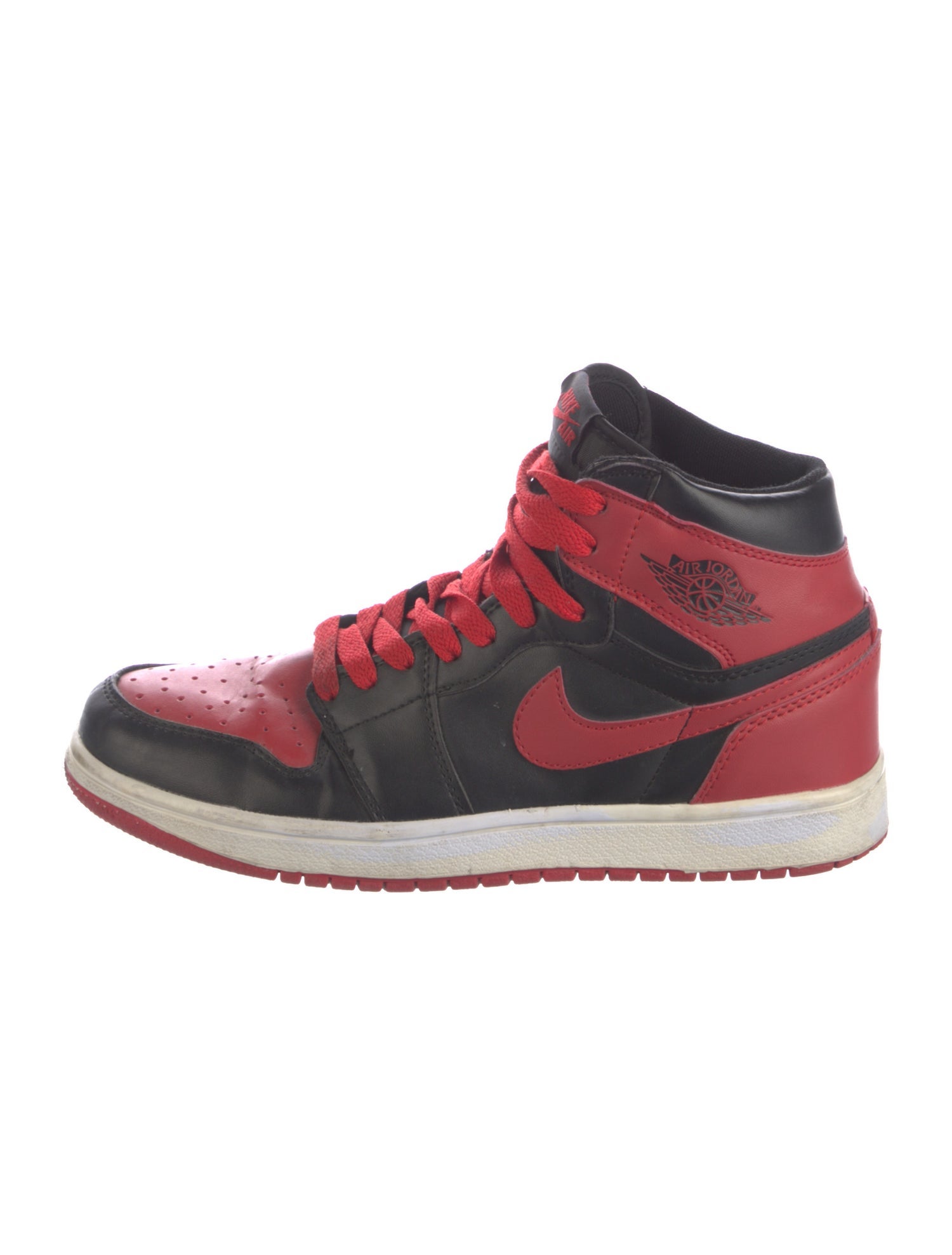Jordan Leather Colorblock Pattern Sneakers