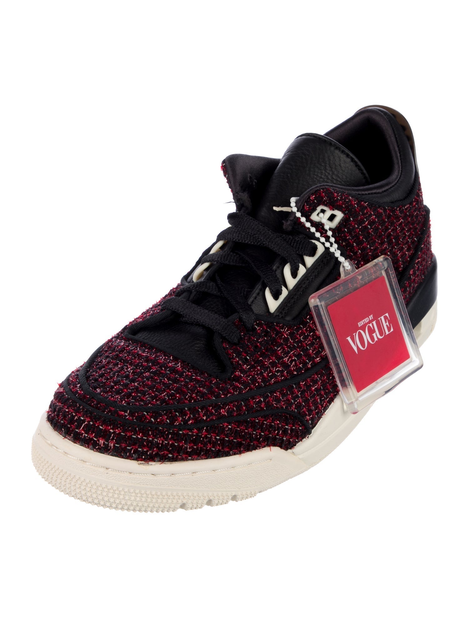 Jordan 3 Retro AWOK Vogue University Red Athletic Sneakers w/ Tags