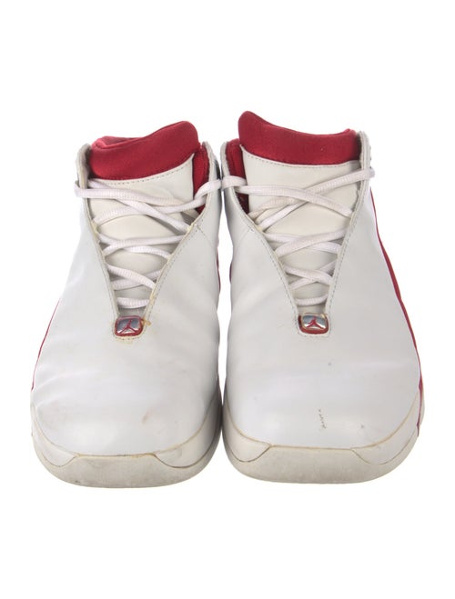 Jordan Leather Colorblock Pattern Sneakers