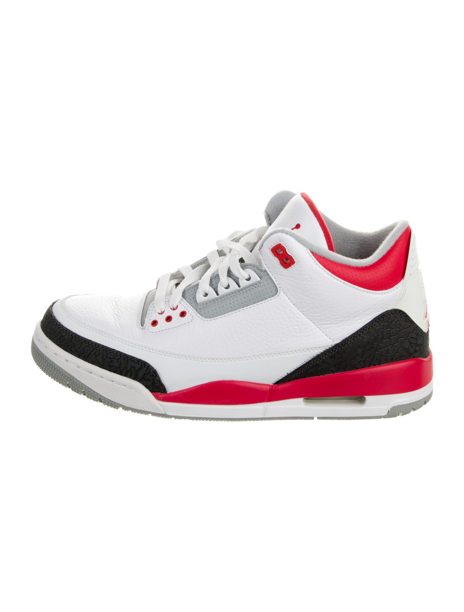 Jordan Leather Colorblock Pattern Sneakers