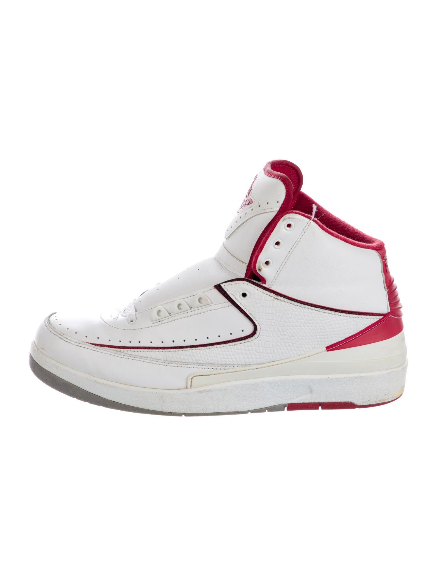 Jordan Leather Colorblock Pattern Sneakers