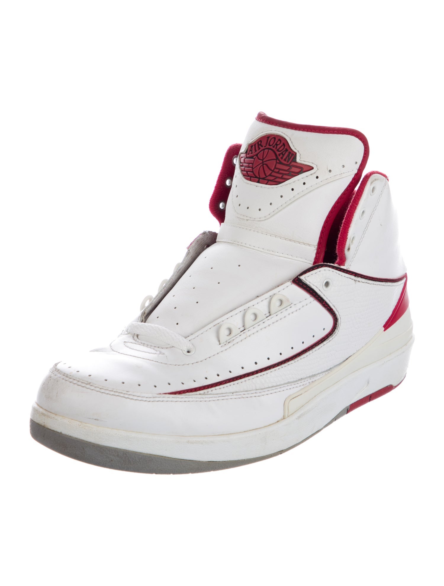 Jordan Leather Colorblock Pattern Sneakers