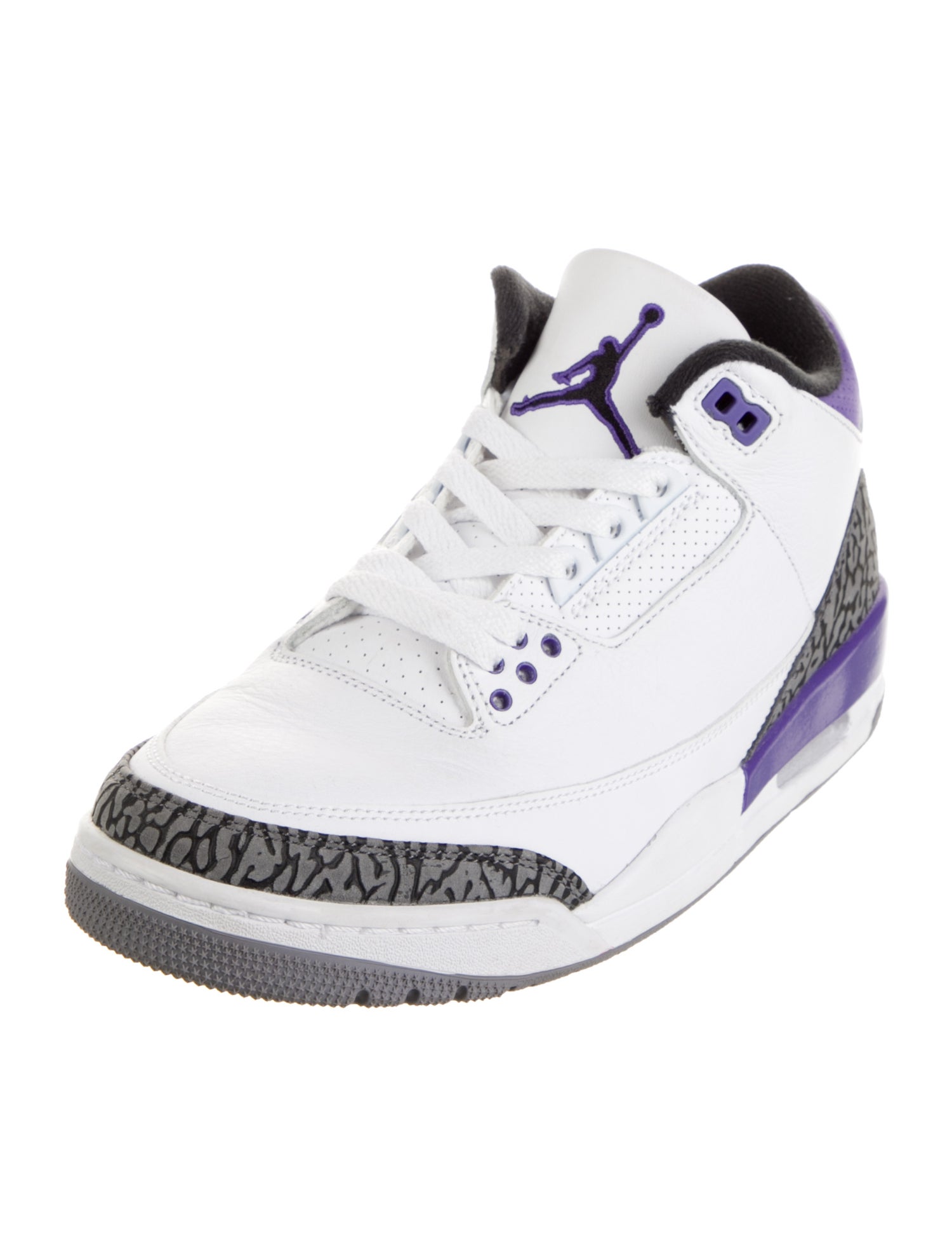 Jordan 3 Retro Dark Iris Athletic Sneakers