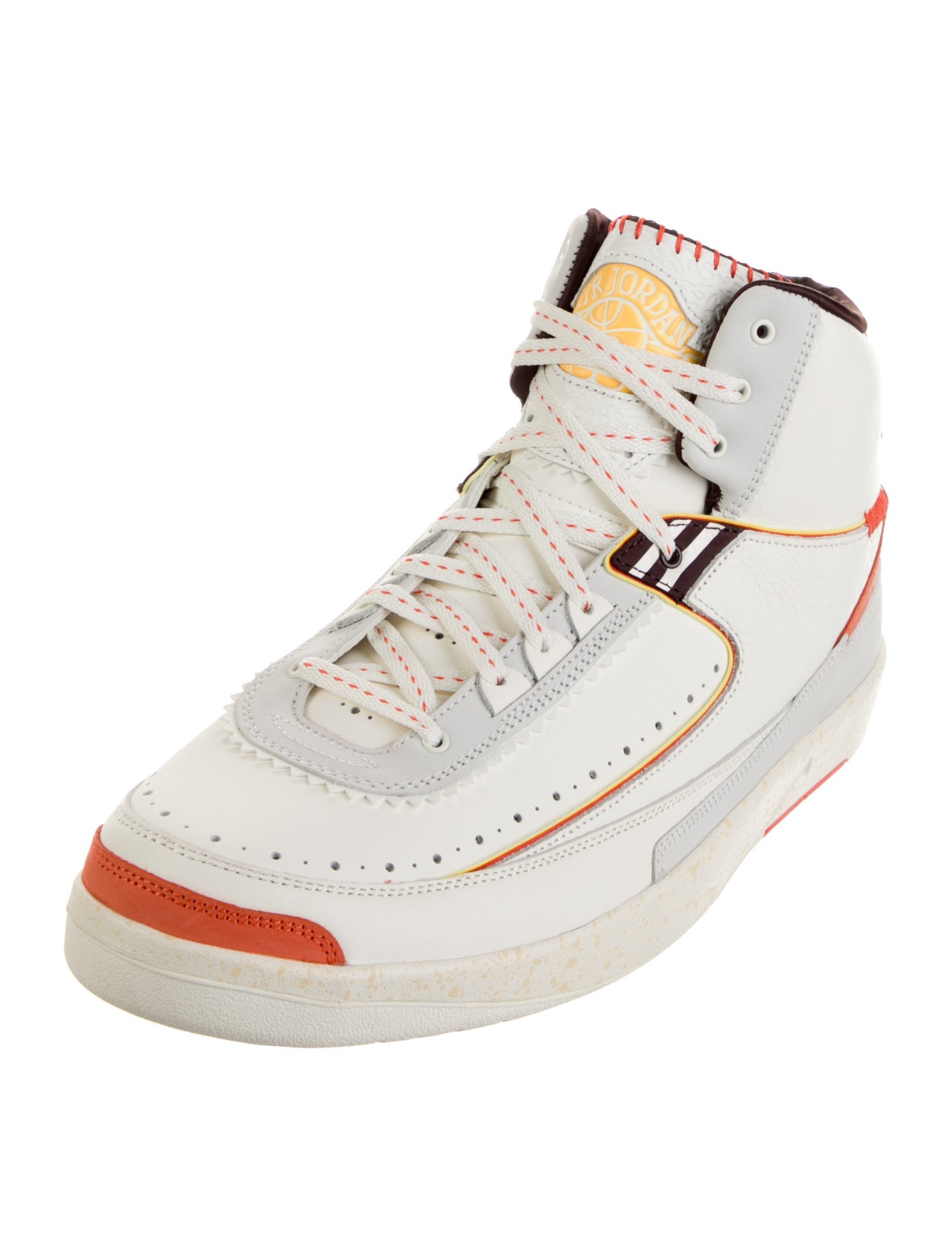 Jordan Leather Scalloped Accent Sneakers