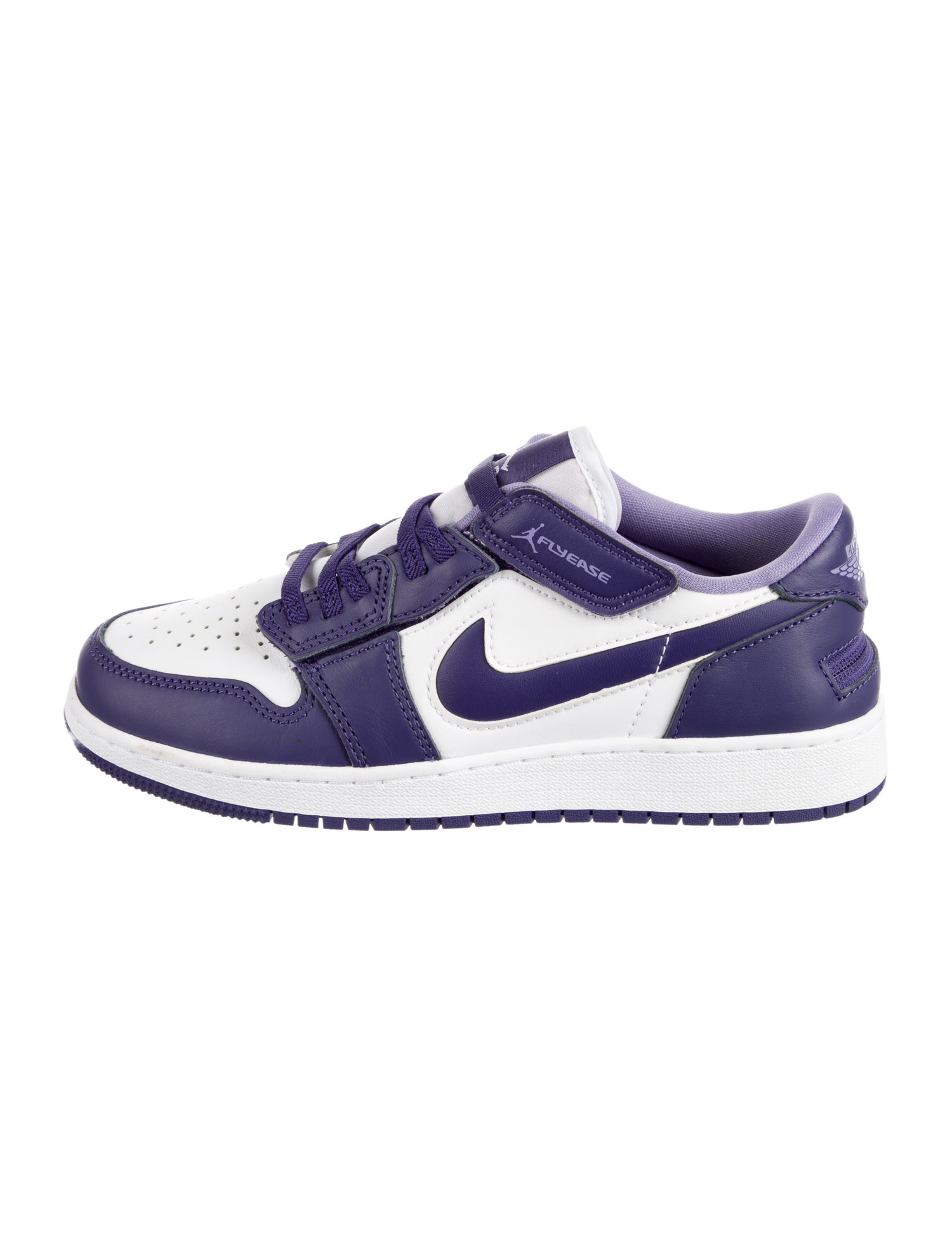 Jordan Kids' 1 Low FlyEase 'Sky J Purple' Sneakers