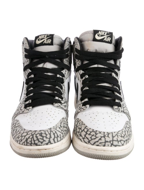 Jordan 1 Retro OG GS 'White Cement' High Sneaker