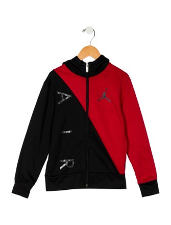 Jordan kid boys' red and black jacket