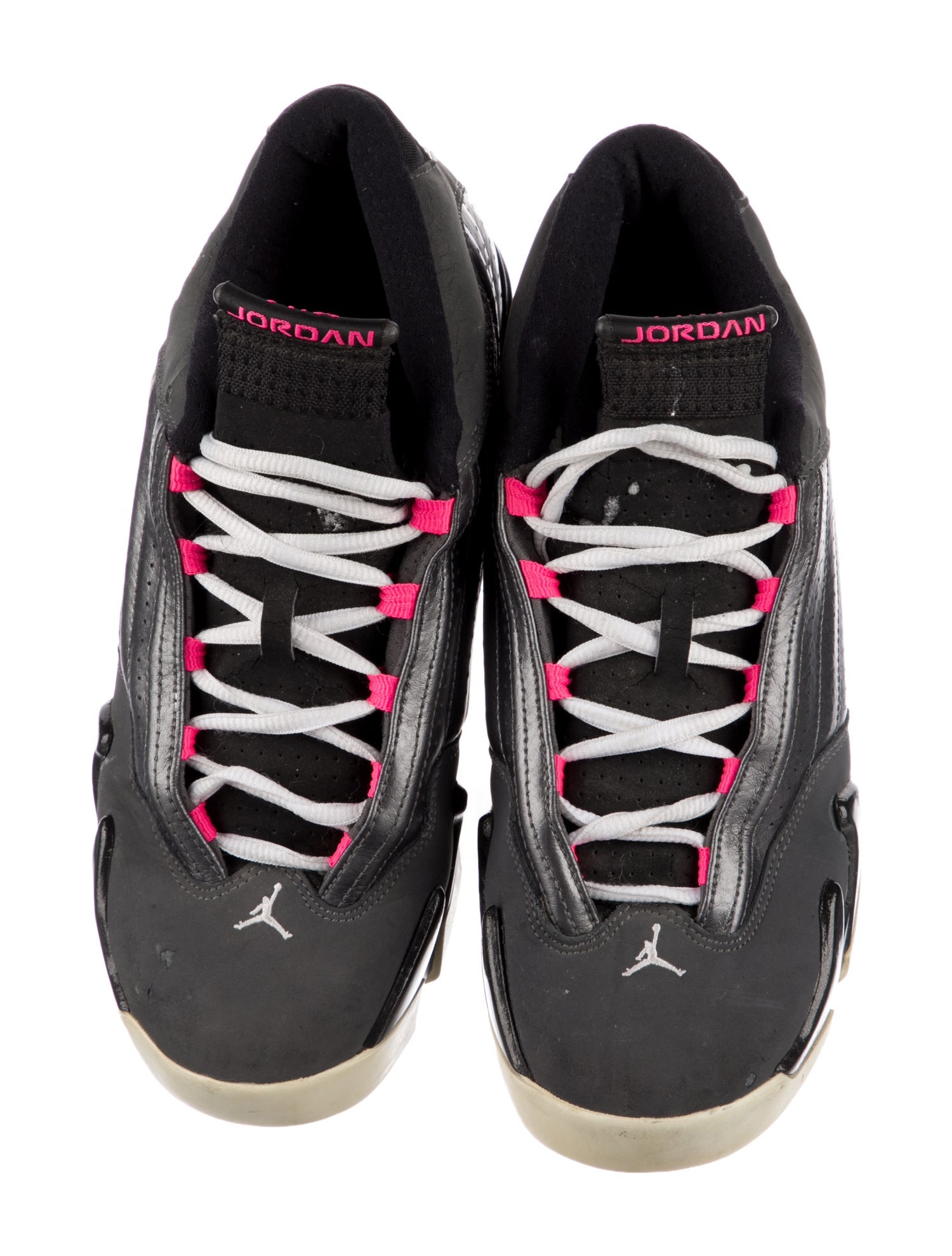 Jordan Girls Leather High Top Sneaker