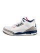 Jordan 3 Retro OG 'True Blue' Athletic Sneakers