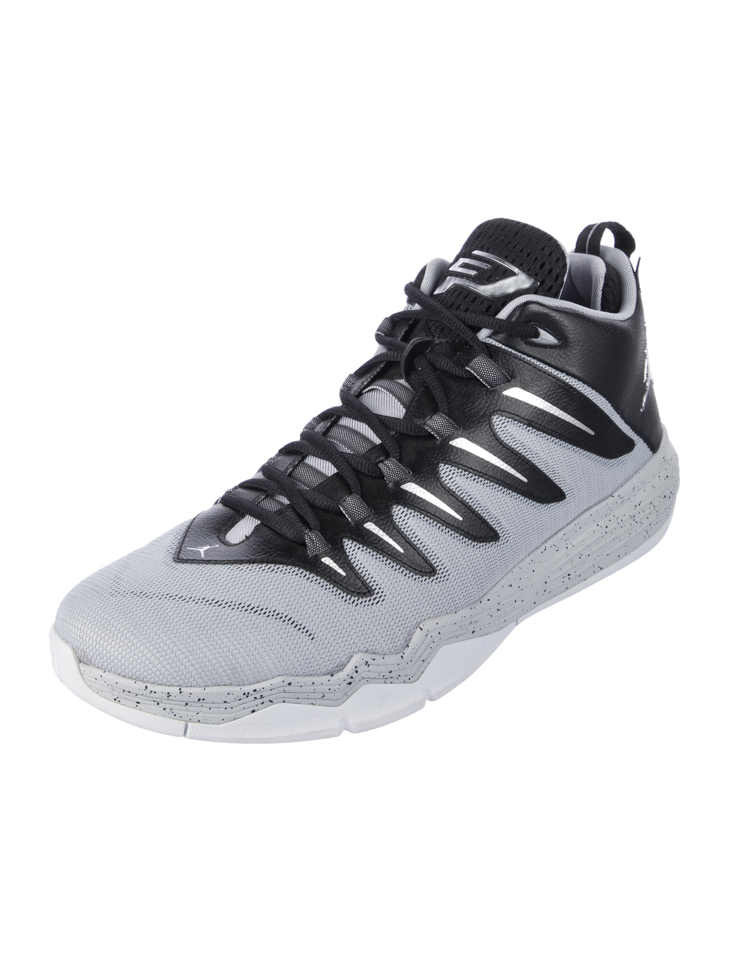 Jordan Leather Striped Sneakers