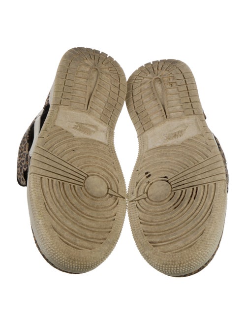 Jordan 1 SE GS 'Leopard' Mid Sneaker