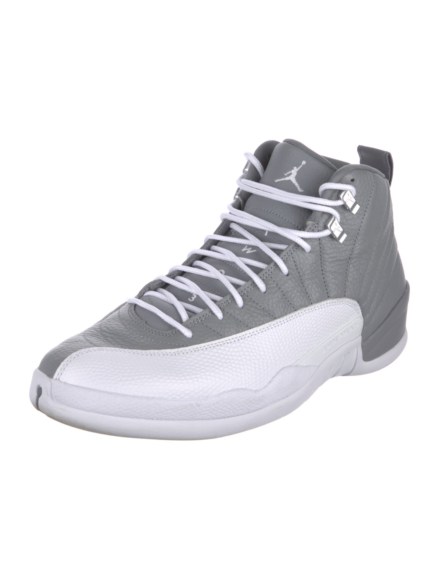 Jordan Leather Colorblock Pattern Sneakers