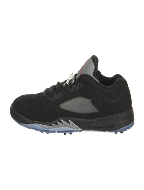 Jordan 5 Retro Low Golf Black Metallic Athletic Sneakers