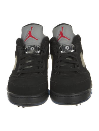 Jordan 5 Retro Low Golf Black Metallic Athletic Sneakers