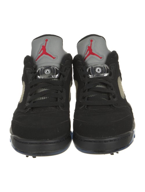 Jordan 5 Retro Low Golf Black Metallic Athletic Sneakers