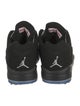Jordan 5 Retro Low Golf Black Metallic Athletic Sneakers