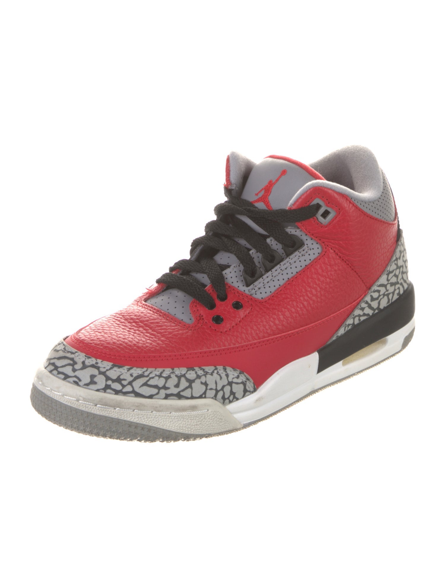 Jordan Leather Printed Athletic Sneakers