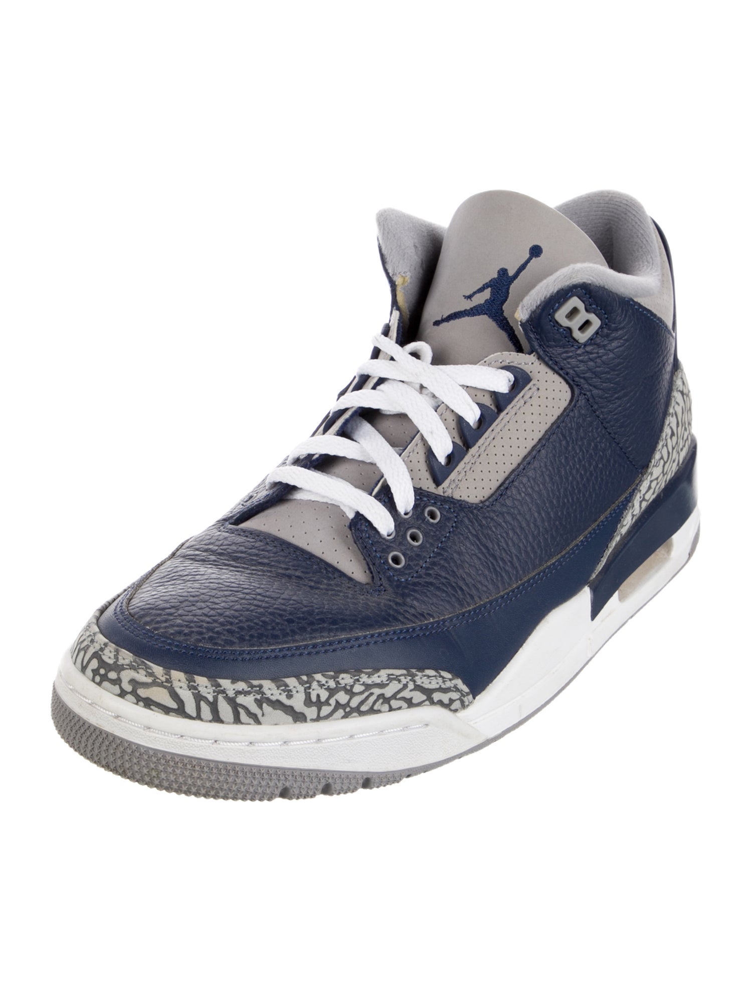Jordan 3 Retro 'Georgetown' Athletic Sneakers