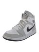 Jordan Leather Colorblock Pattern Athletic Sneakers