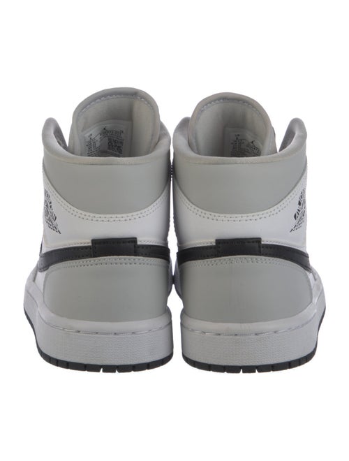 Jordan Leather Colorblock Pattern Athletic Sneakers