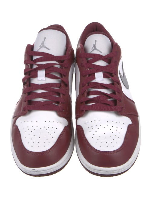 Jordan 1 Low 'White Bordeaux' Sneakers