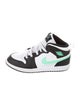 Jordan Kids' 1 Mid 'Green Glow' (PS) Sneakers