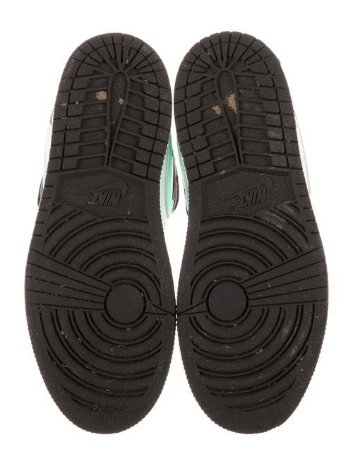 Jordan Kids' 1 Mid 'Green Glow' (PS) Sneakers