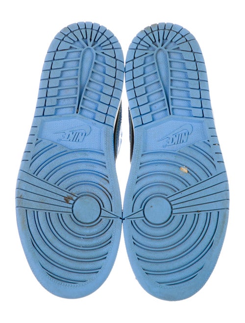 Jordan Kids' 1 Mid 'University Blue Black' (PS) Sneakers