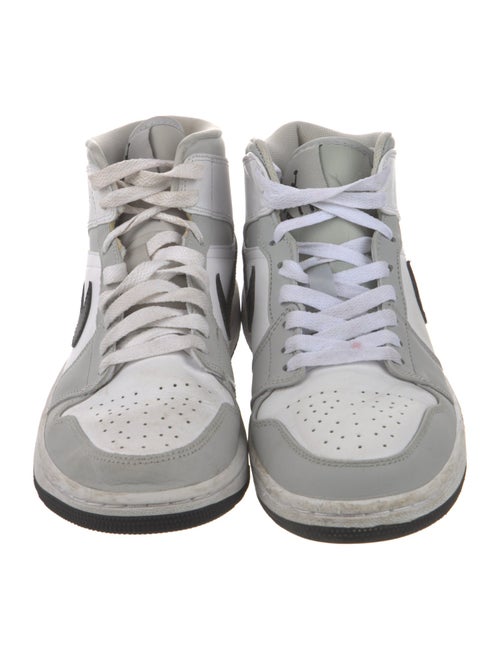 Jordan 1 Mid Light 'Smoke Grey' (W) Athletic Sneakers