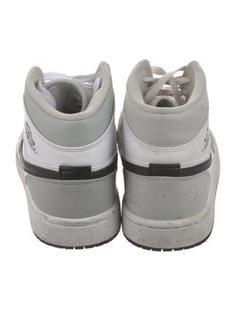 Jordan 1 Mid Light 'Smoke Grey' (W) Athletic Sneakers