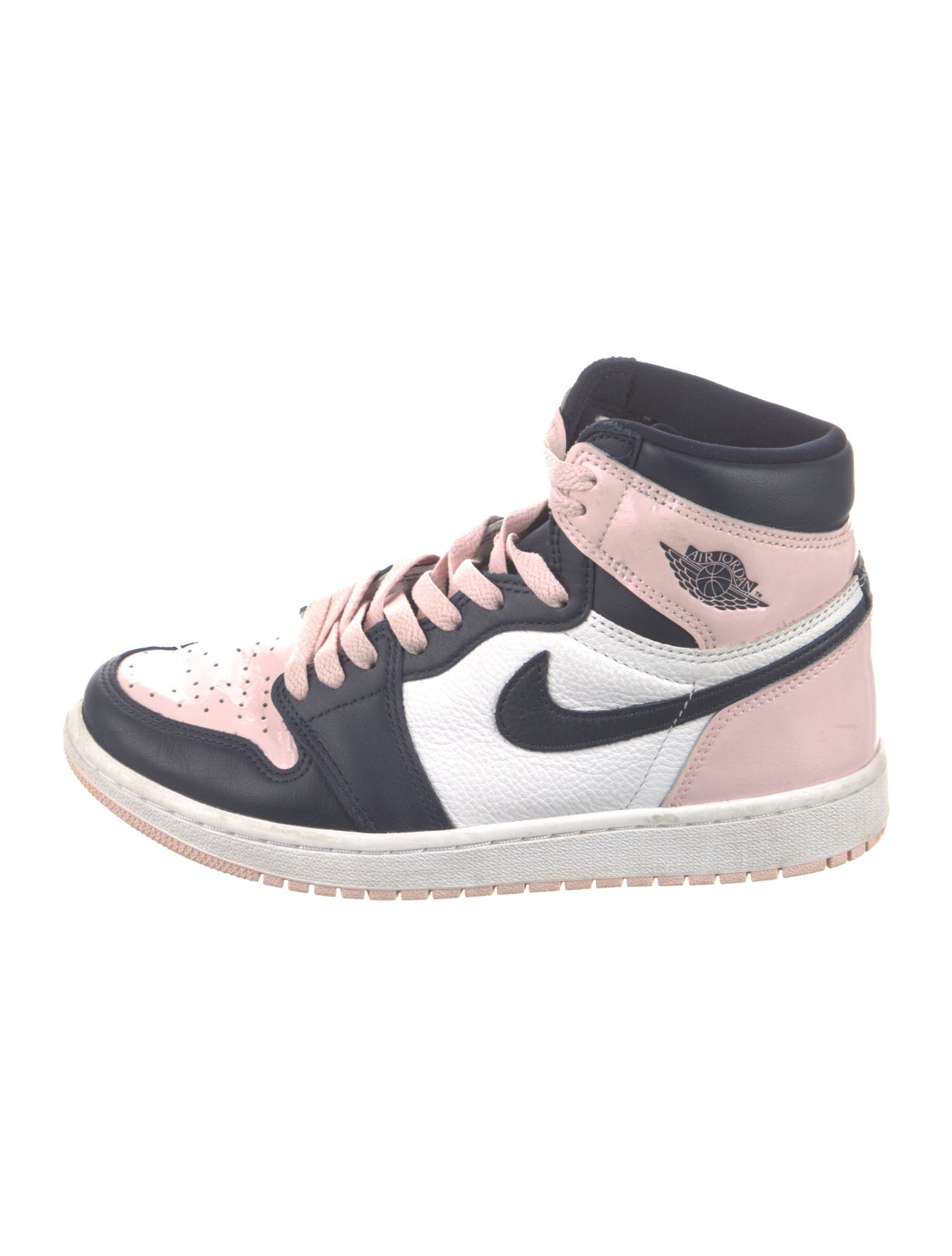 Jordan Leather Colorblock Pattern Sneakers