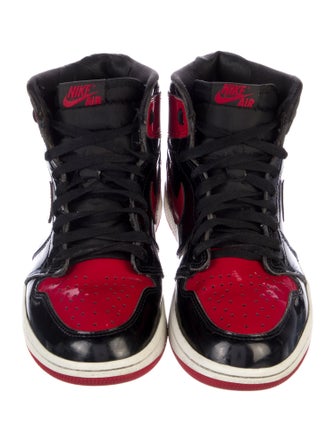 Jordan Patent Leather Printed Sneakers