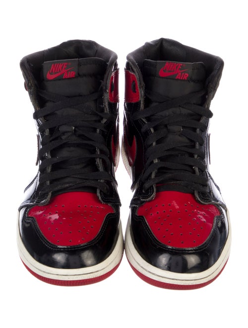 Jordan Patent Leather Printed Sneakers