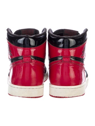 Jordan Patent Leather Printed Sneakers