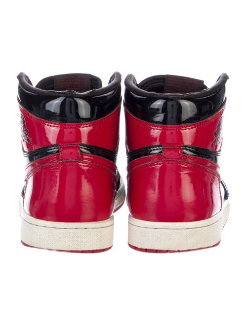 Jordan Patent Leather Printed Sneakers