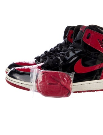 Jordan Patent Leather Printed Sneakers