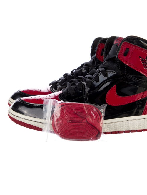 Jordan Patent Leather Printed Sneakers