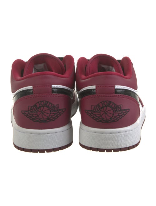 Jordan Leather Colorblock Pattern Athletic Sneakers