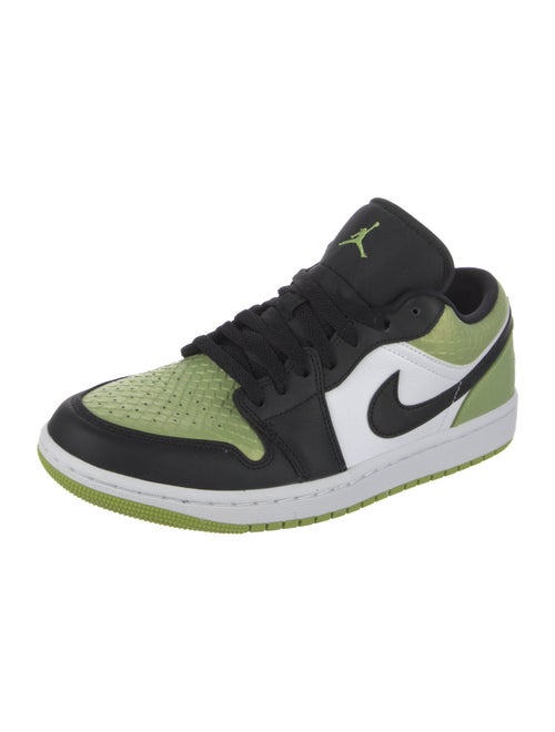 Jordan Leather Colorblock Pattern Sneakers