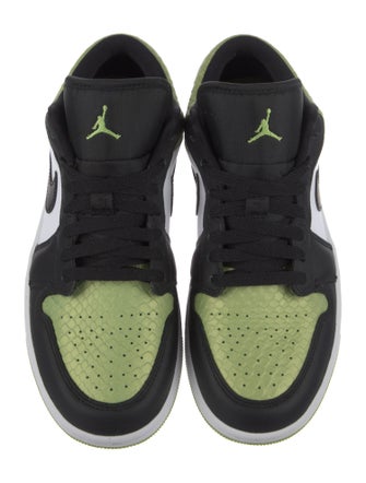 Jordan Leather Colorblock Pattern Sneakers