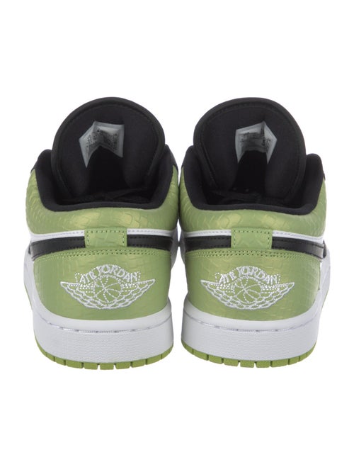 Jordan Leather Colorblock Pattern Sneakers