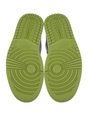 Jordan Leather Colorblock Pattern Sneakers