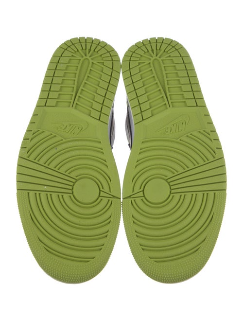 Jordan Leather Colorblock Pattern Sneakers