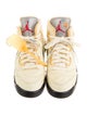 Off-White x Jordan Kids' 5 Retro Sail (PS) Sneakers
