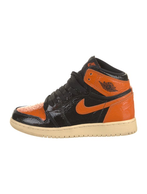 Jordan Leather Colorblock Pattern Sneakers