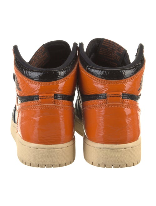 Jordan Leather Colorblock Pattern Sneakers
