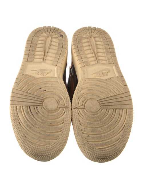 Jordan Leather Colorblock Pattern Sneakers