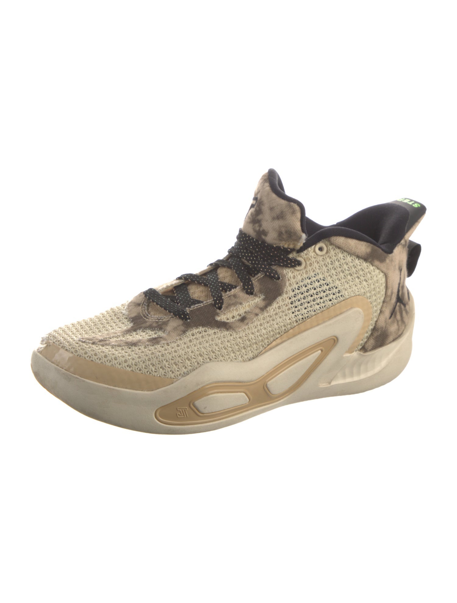 Jordan Mesh Colorblock Pattern Athletic Sneakers