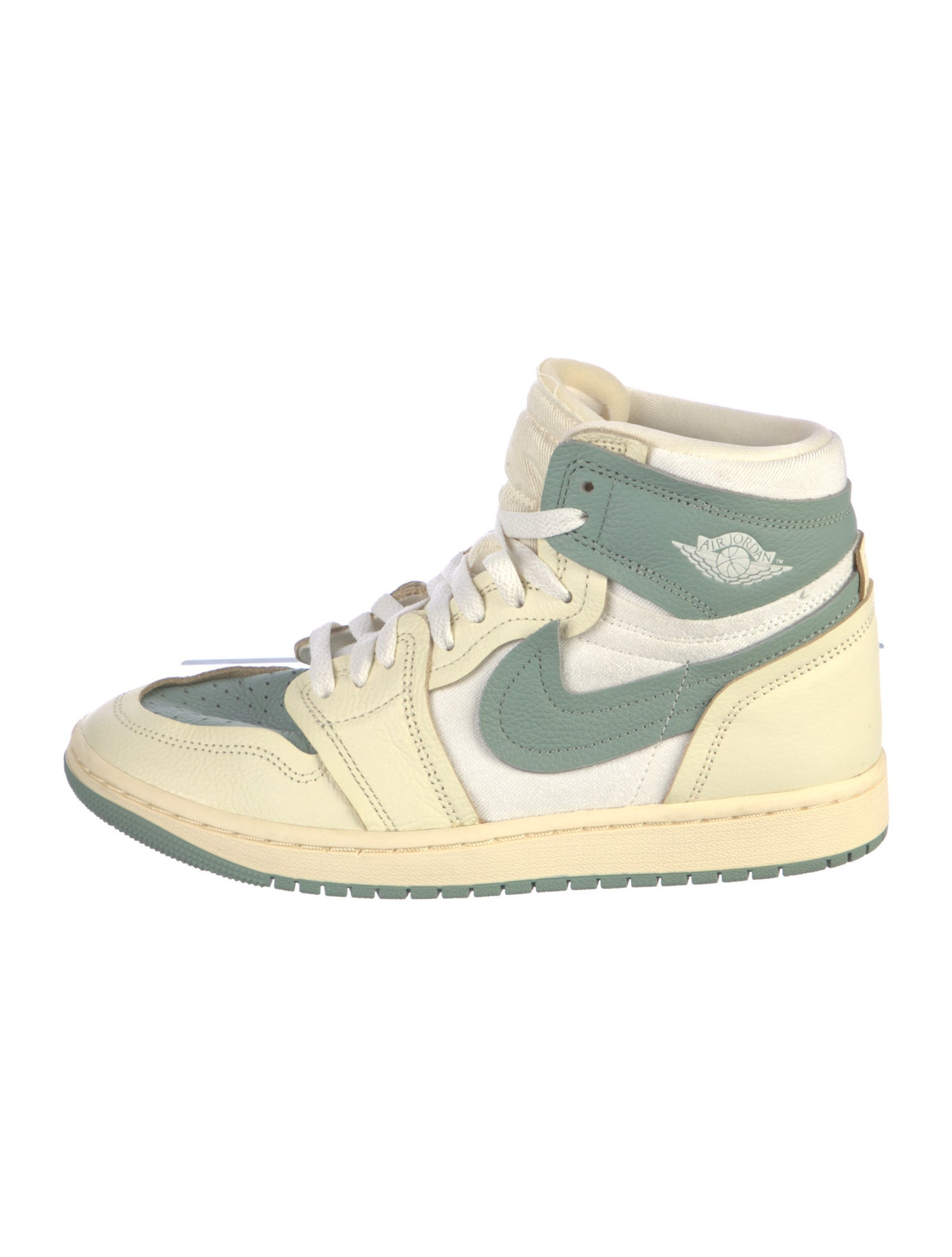 Jordan 1 High Method of Make 'Jade Smoke' Wedge Sneakers
