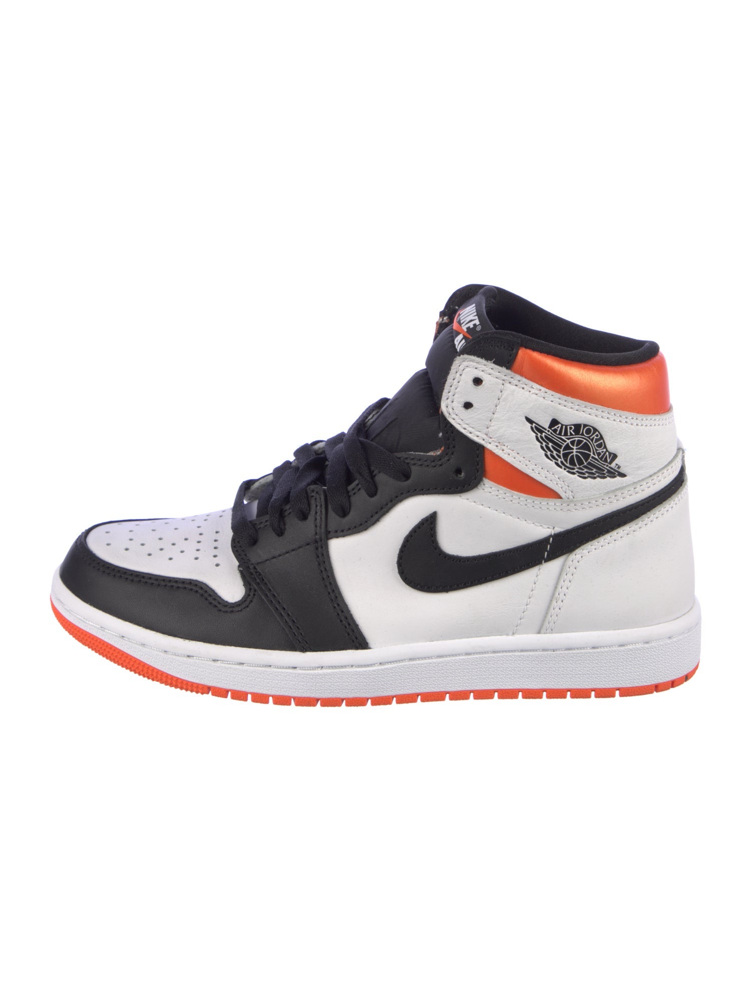 Jordan Leather Colorblock Pattern Sneakers